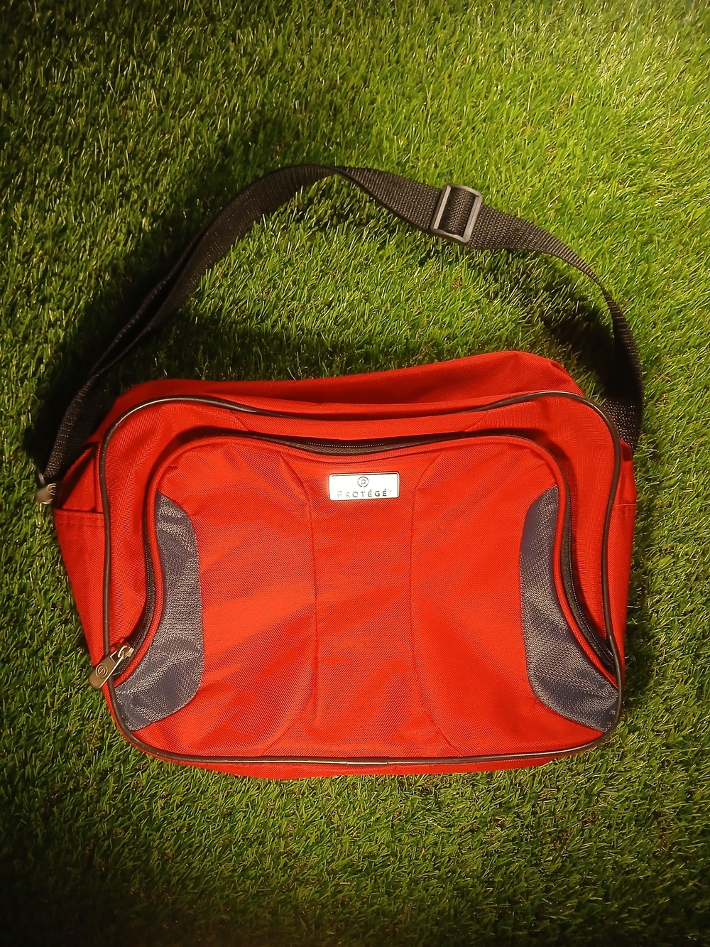 Protege Red Men's Crossbody Messenger Bag - Unbranded